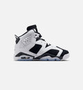 Air Jordan 6 Retro Black & White Grade School Sneakers