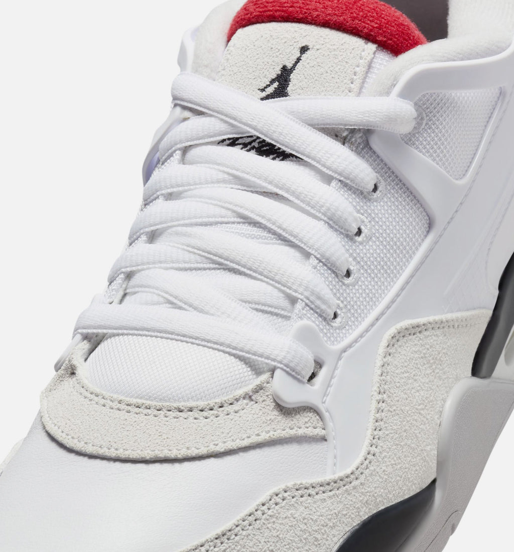 Air Jordan 4 RM White & Black Men's Sneakers