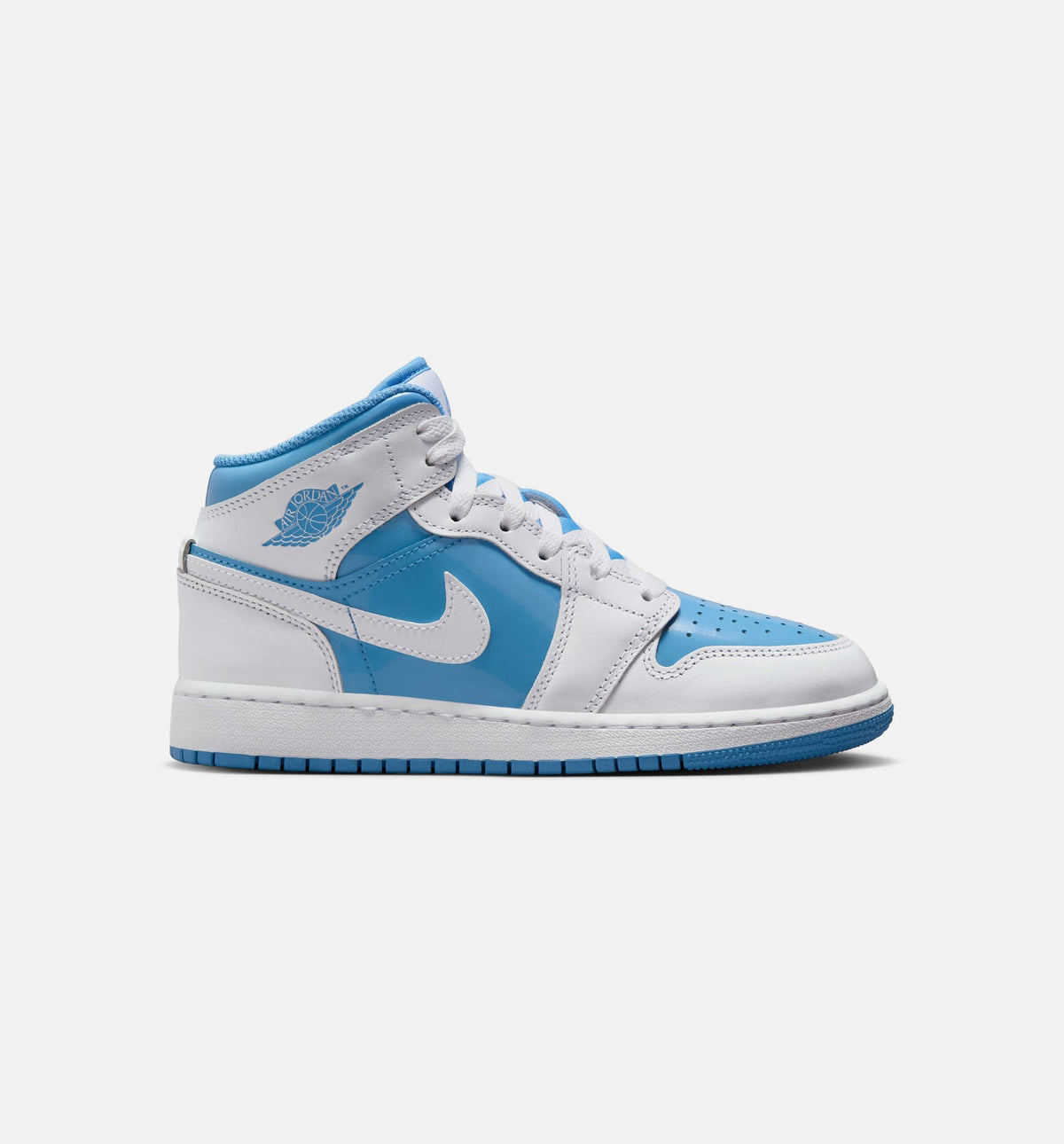 Air Jordan 1 Mid GS Sneakers - White / Legend Blue