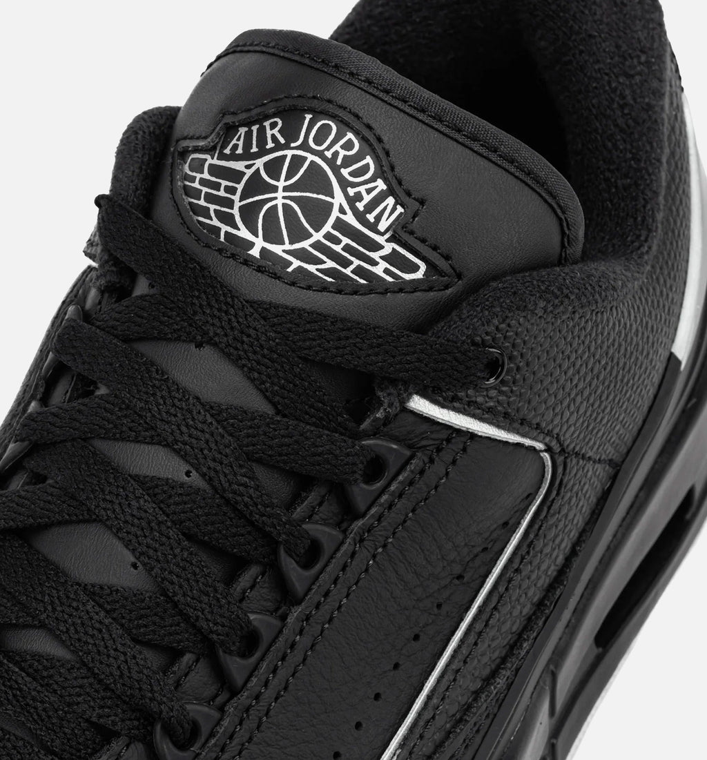 Air Jordan 23 Black & Metallic Silver Men's Sneakers