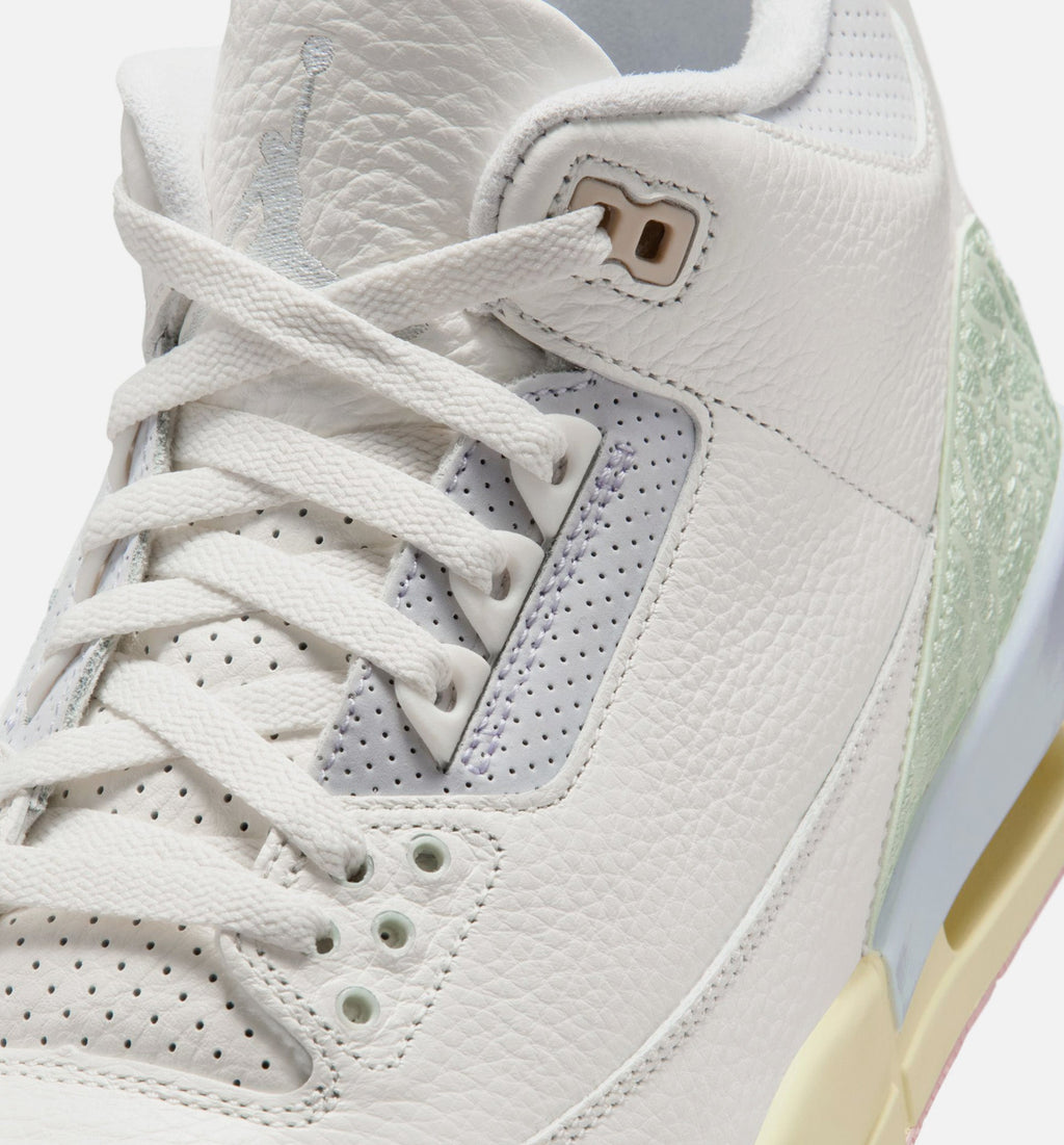 Air Jordan 3 Retro Sail & Jade Aura Men's Sneakers