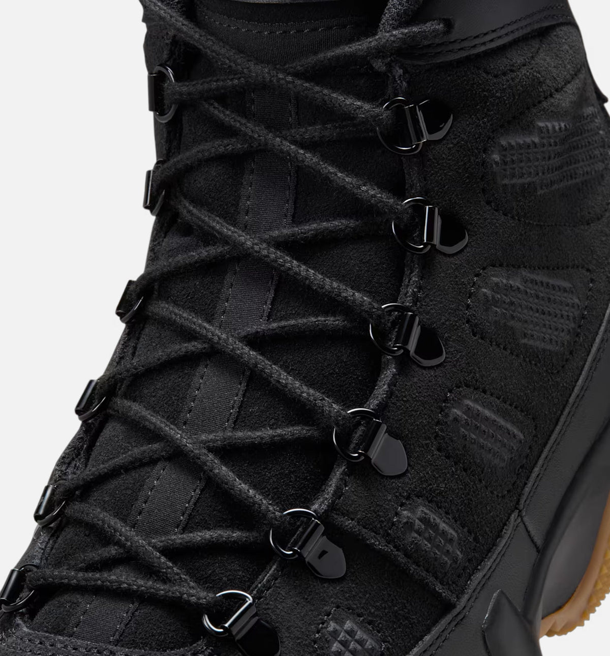 Air Jordan 9 Retro Black & Gum Light Brown Men's Boots