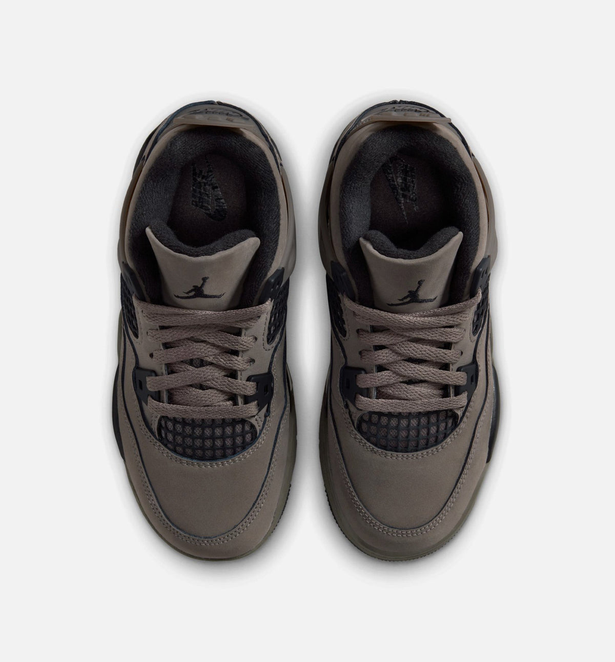 Air Jordan 4 Retro Cave Stone & Black Preschool Sneakers