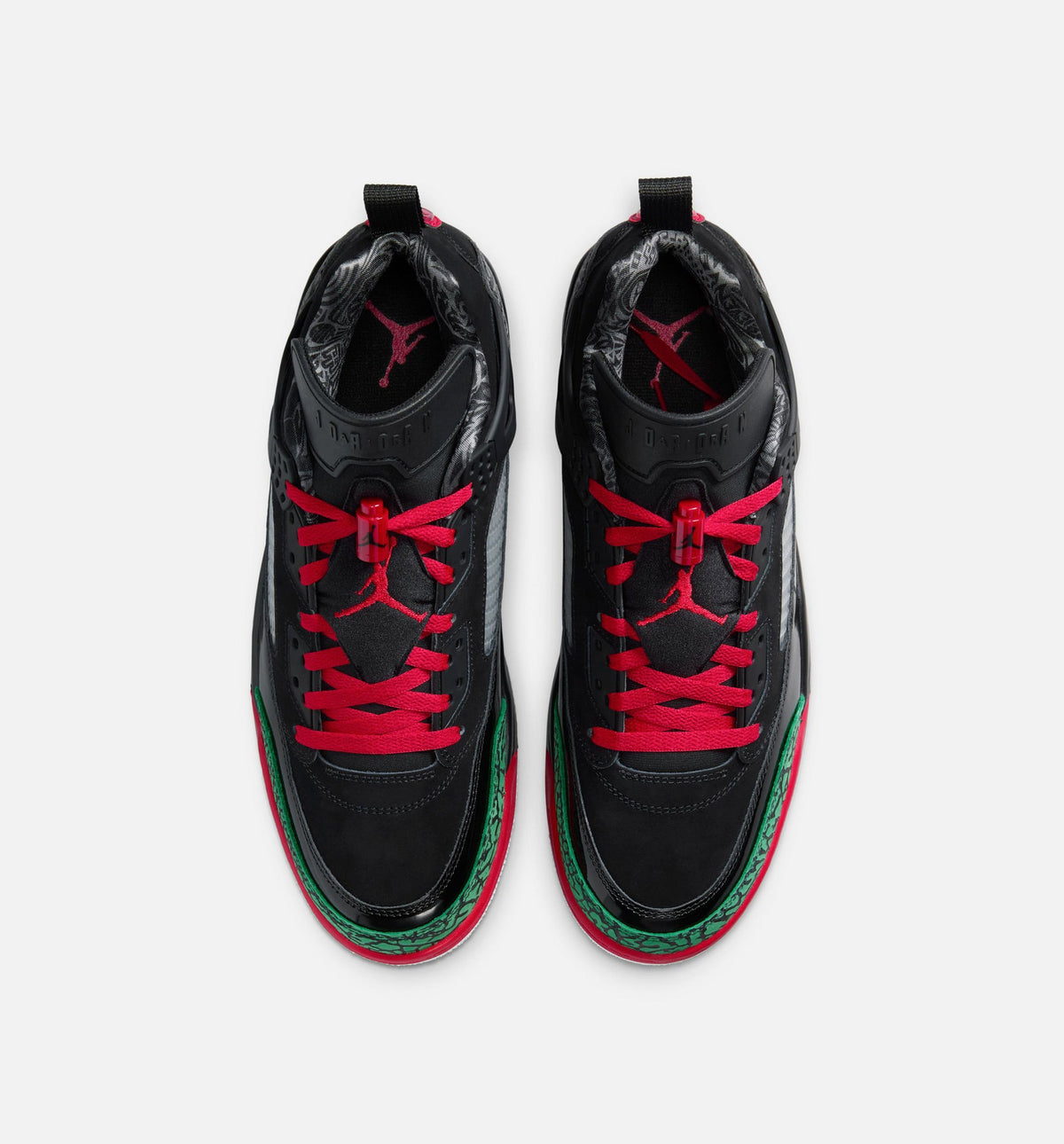 Spizike Low Black & Classic Green Men's Sneakers