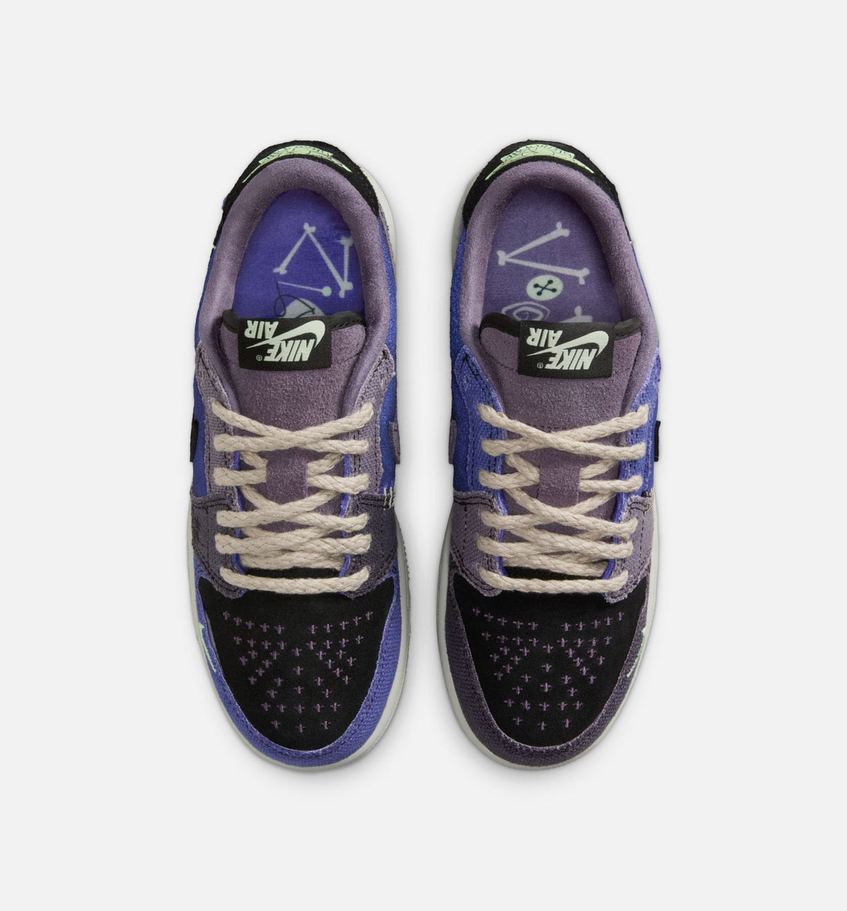 Air Jordan 1 Low OG GS Sneakers - Regency Purple / Dark Raisin