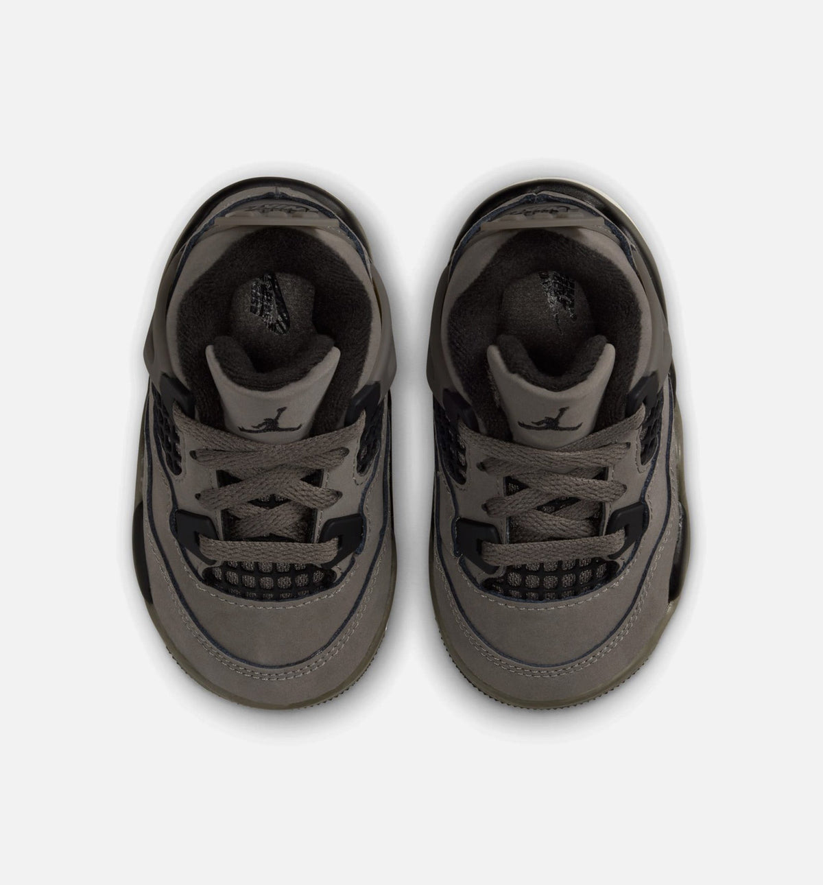 Air Jordan 4 Retro Cave Stone & Black Infant & Toddler Sneakers