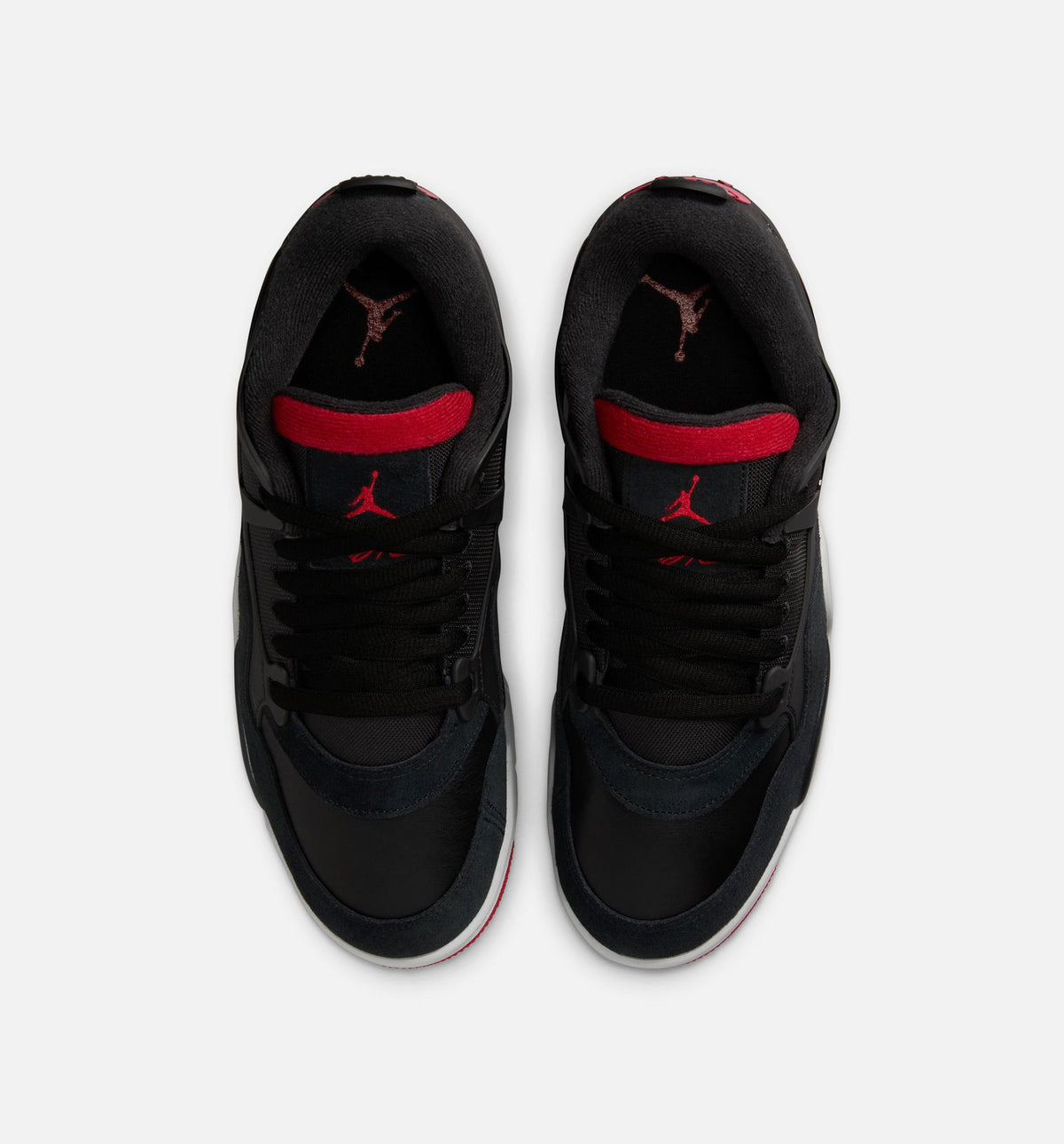 Air Jordan 4 RM Black & Wolf Grey Men's Sneakers