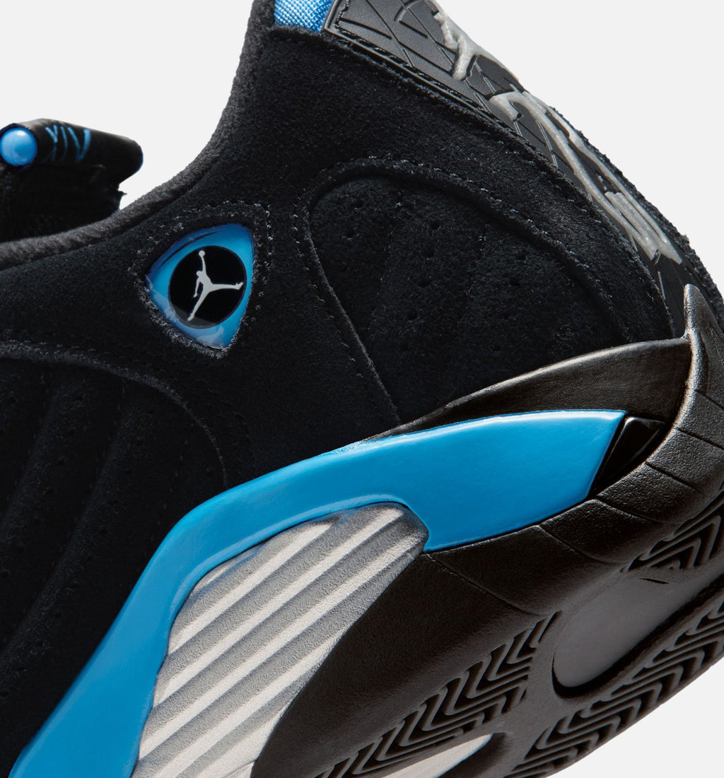 Air Jordan 14 Retro Black & University Blue Grade School Sneakers