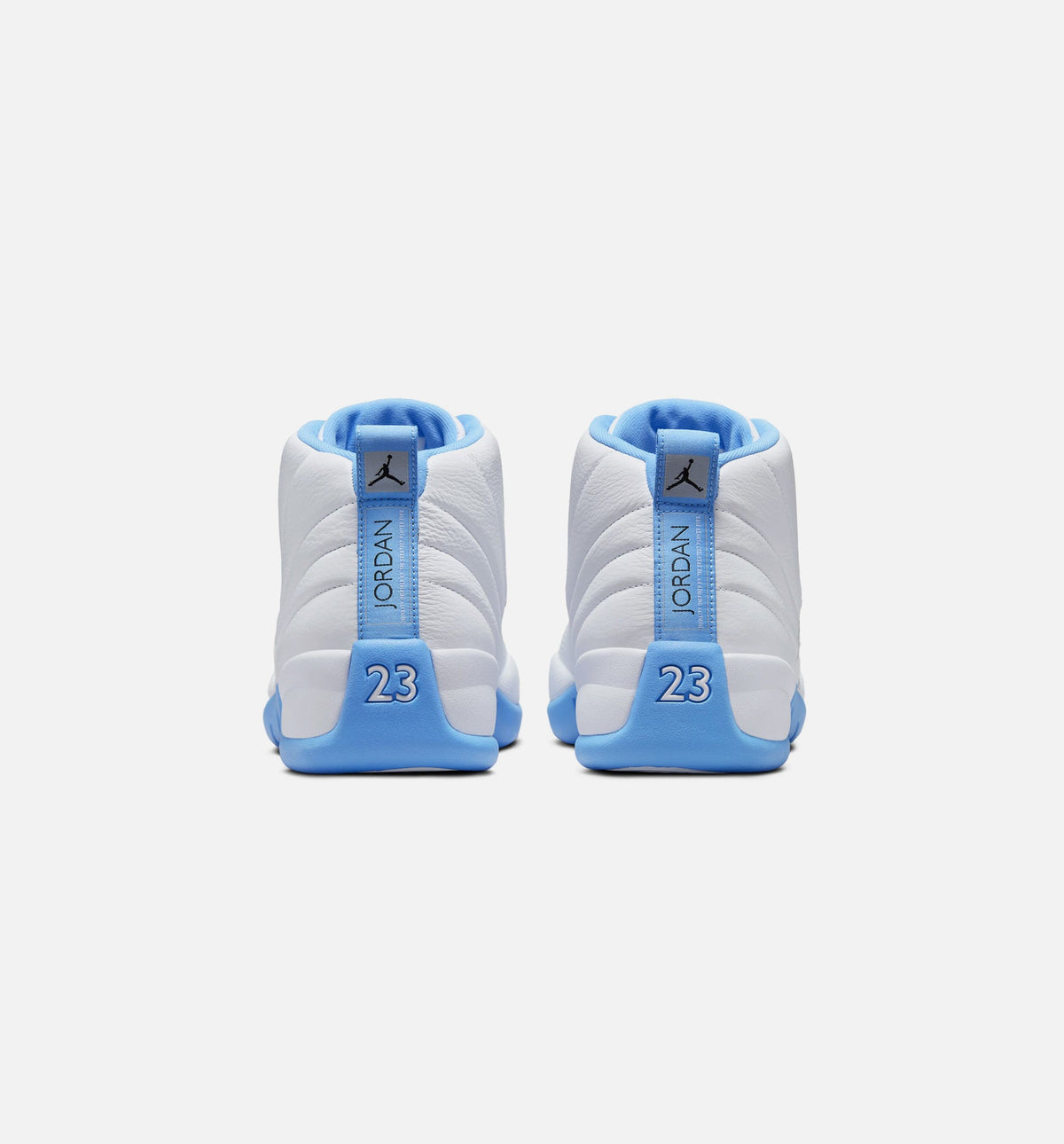 Air Jordan 12 Retro White & University Blue Men's Sneakers