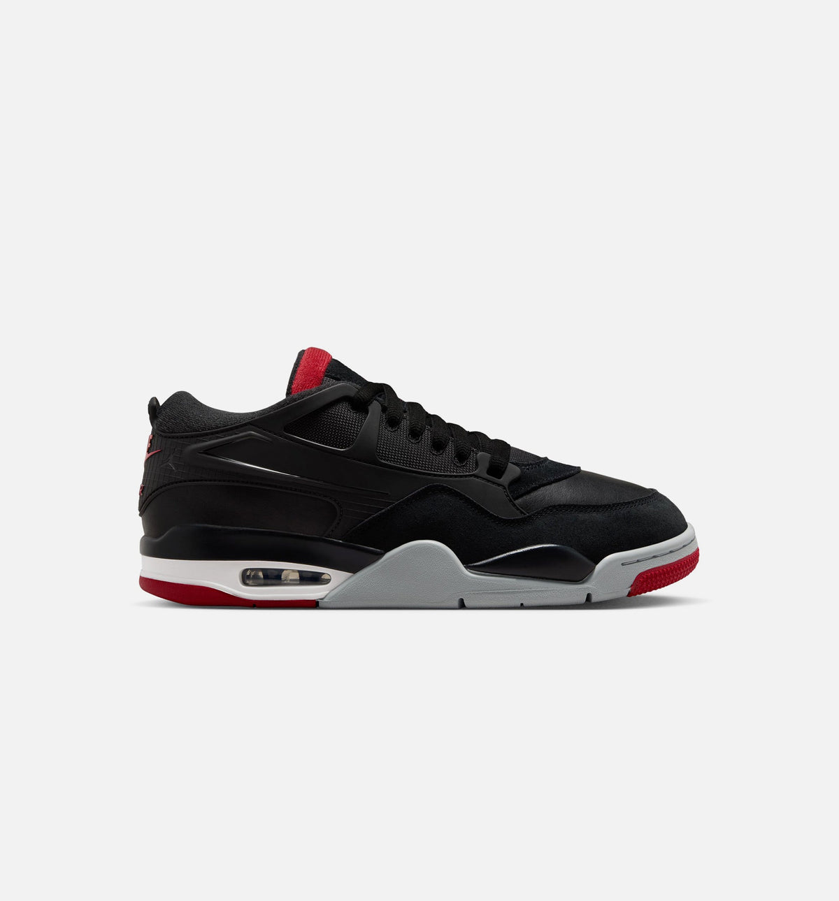 Air Jordan 4 RM Black & Wolf Grey Men's Sneakers