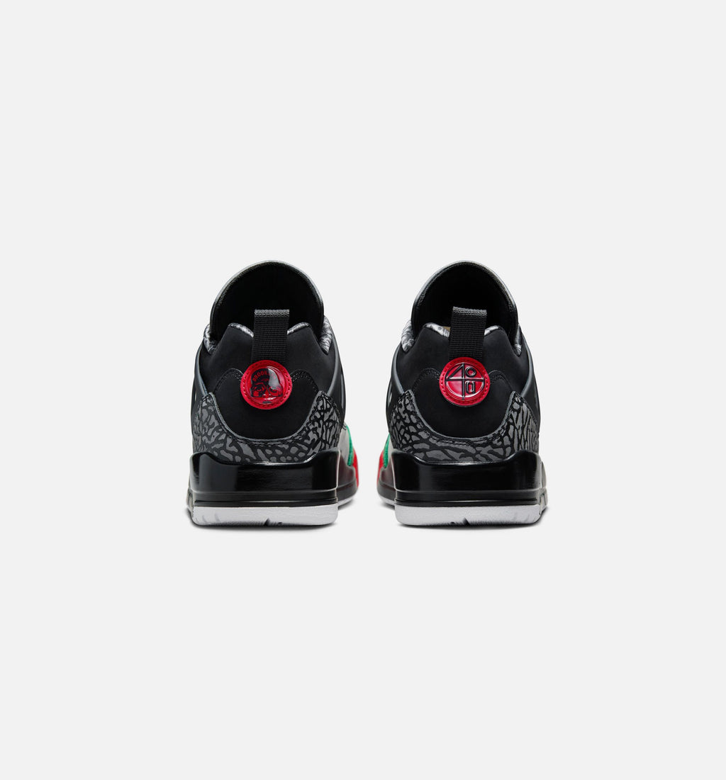Spizike Low Black & Classic Green Men's Sneakers