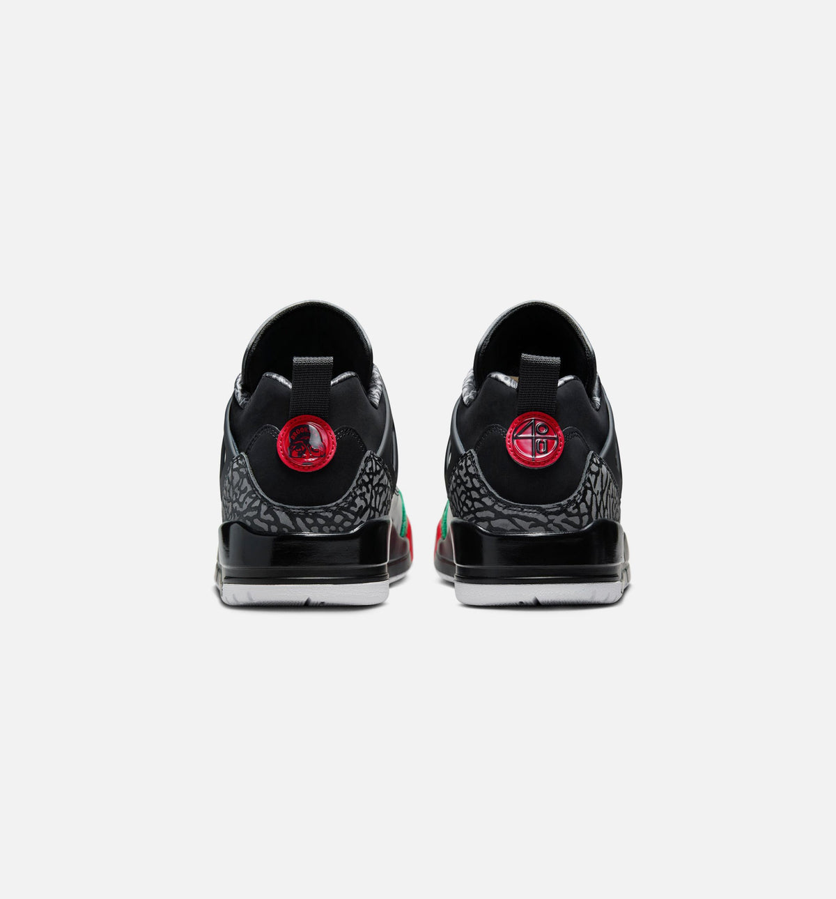 Spizike Low Black & Classic Green Men's Sneakers
