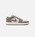 Air Jordan 1 Low GS Sneakers - Olive Grey / Enigma Stone / Summit White