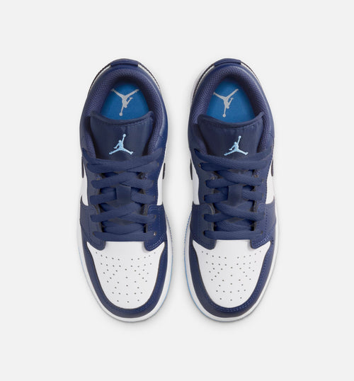 Air Jordan 1 Low GS Sneakers - Midnight Navy / University Blue / White