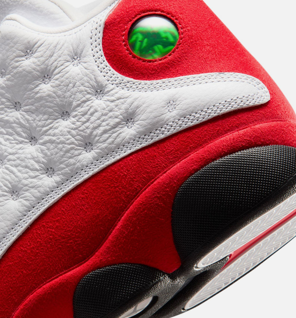 Air Jordan 13 Retro White & University Red Men's Sneakers