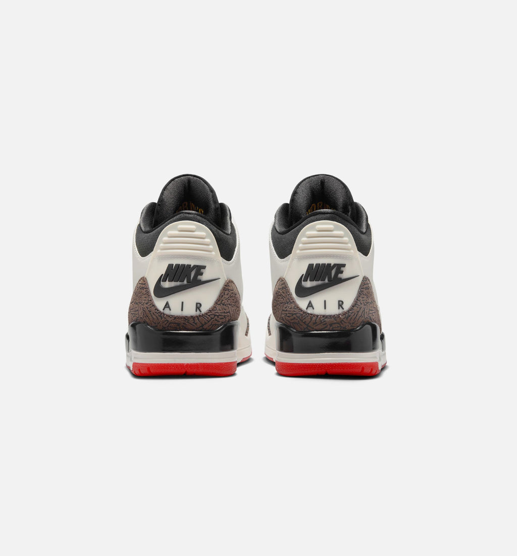 Air Jordan 3 Retro Sail & University Red Men's Sneakers