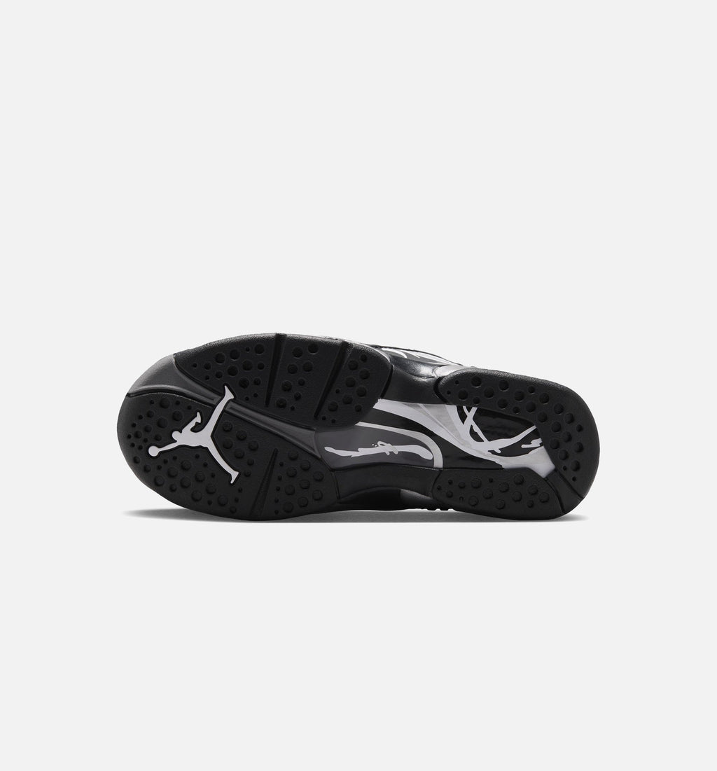 Air Jordan 8 Retro Chrome Black & Light Graphite Grade School Sneakers