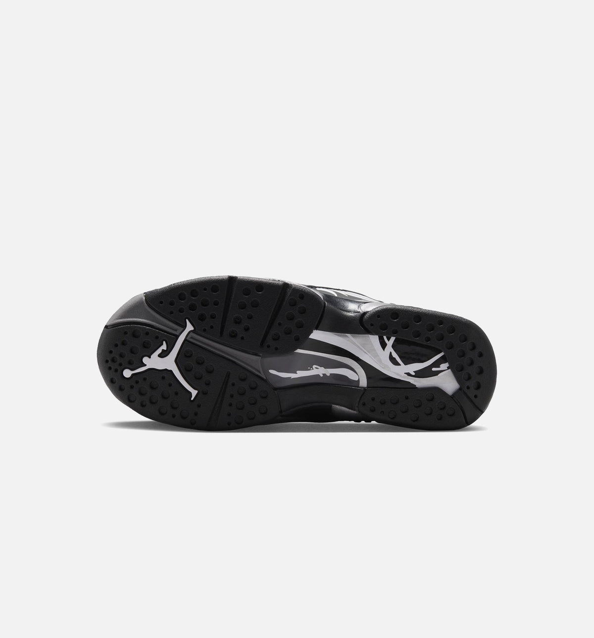 Air Jordan 8 Retro Chrome Black & Light Graphite Grade School Sneakers