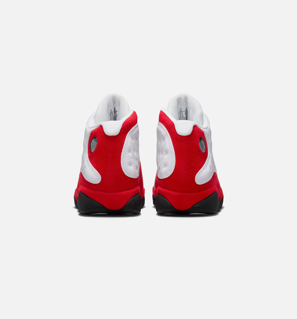 Air Jordan 13 Retro White & University Red Men's Sneakers