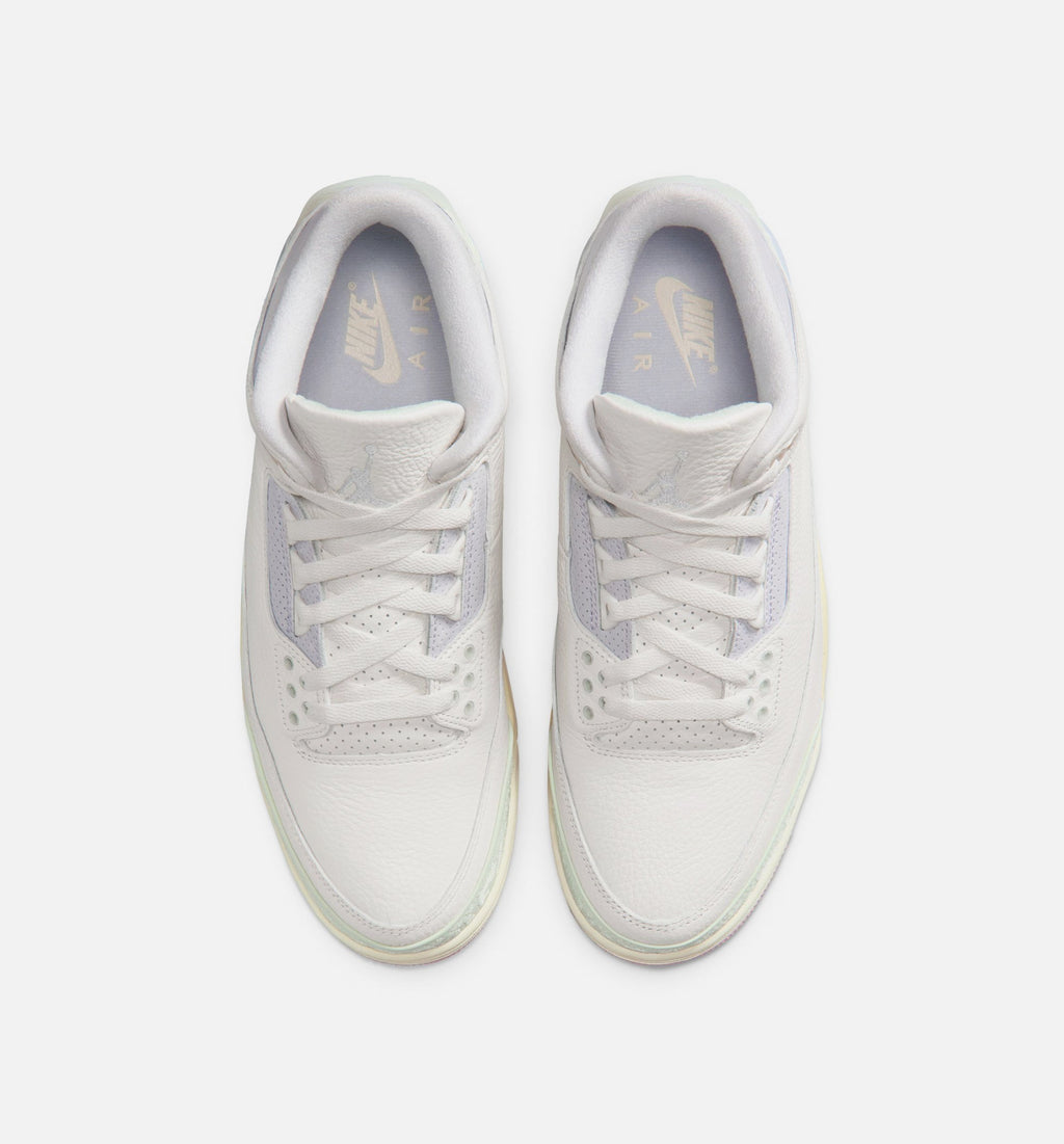 Air Jordan 3 Retro Sail & Jade Aura Men's Sneakers