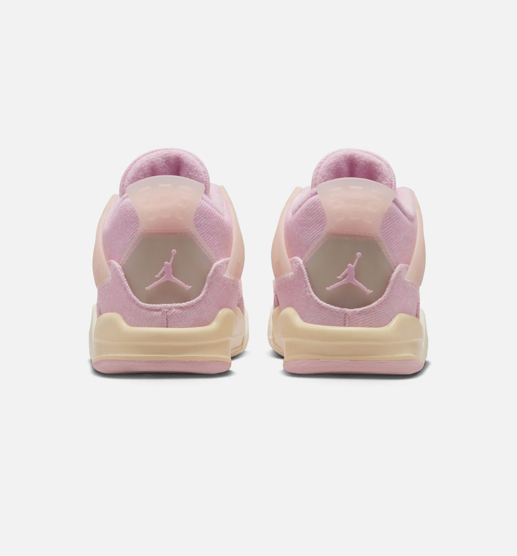 Air Jordan 4 Retro Pink Pearl & Iced Carmine Infant & Toddler Sneakers