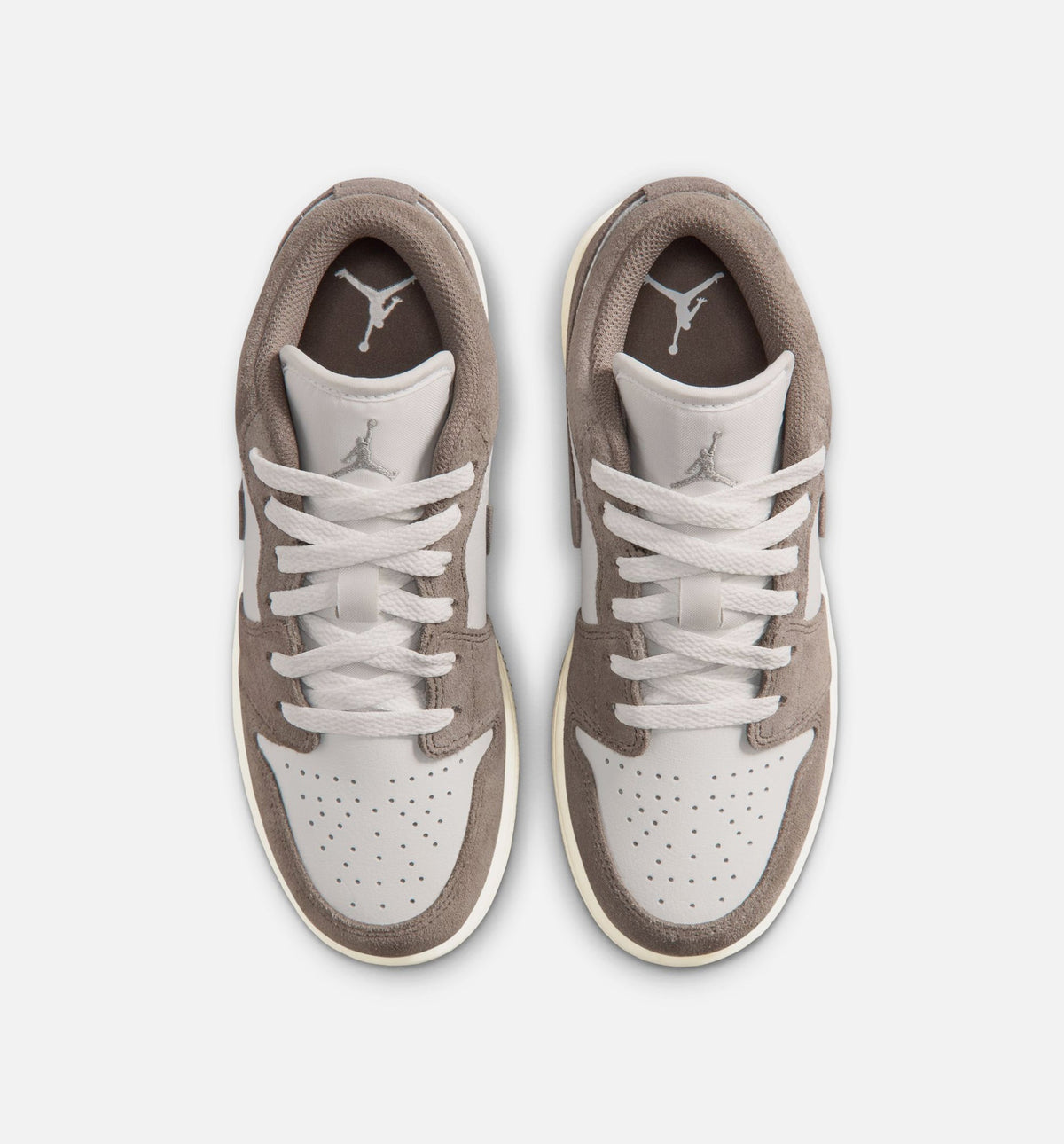Air Jordan 1 Low GS Sneakers - Olive Grey / Enigma Stone / Summit White