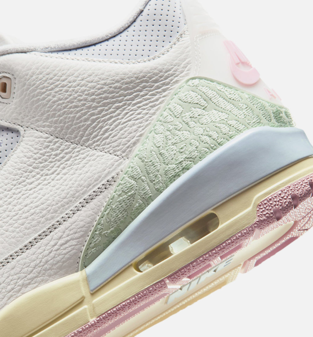 Air Jordan 3 Retro Sail & Jade Aura Men's Sneakers