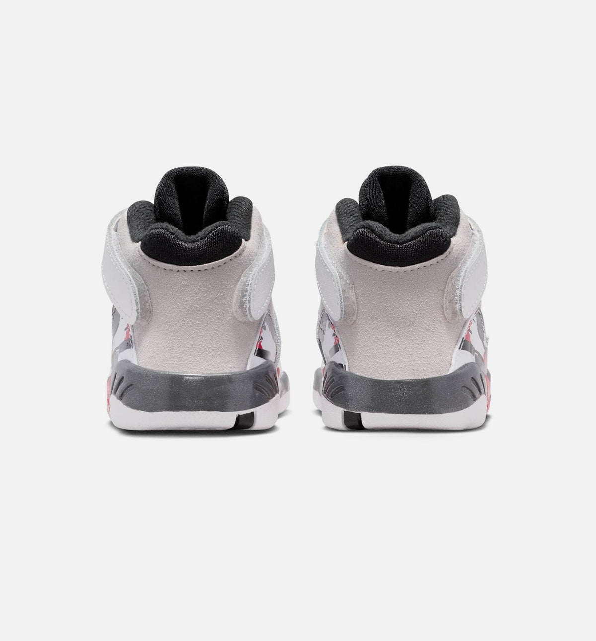 Air Jordan 8 Retro White & True Red Infant & Toddler Sneakers