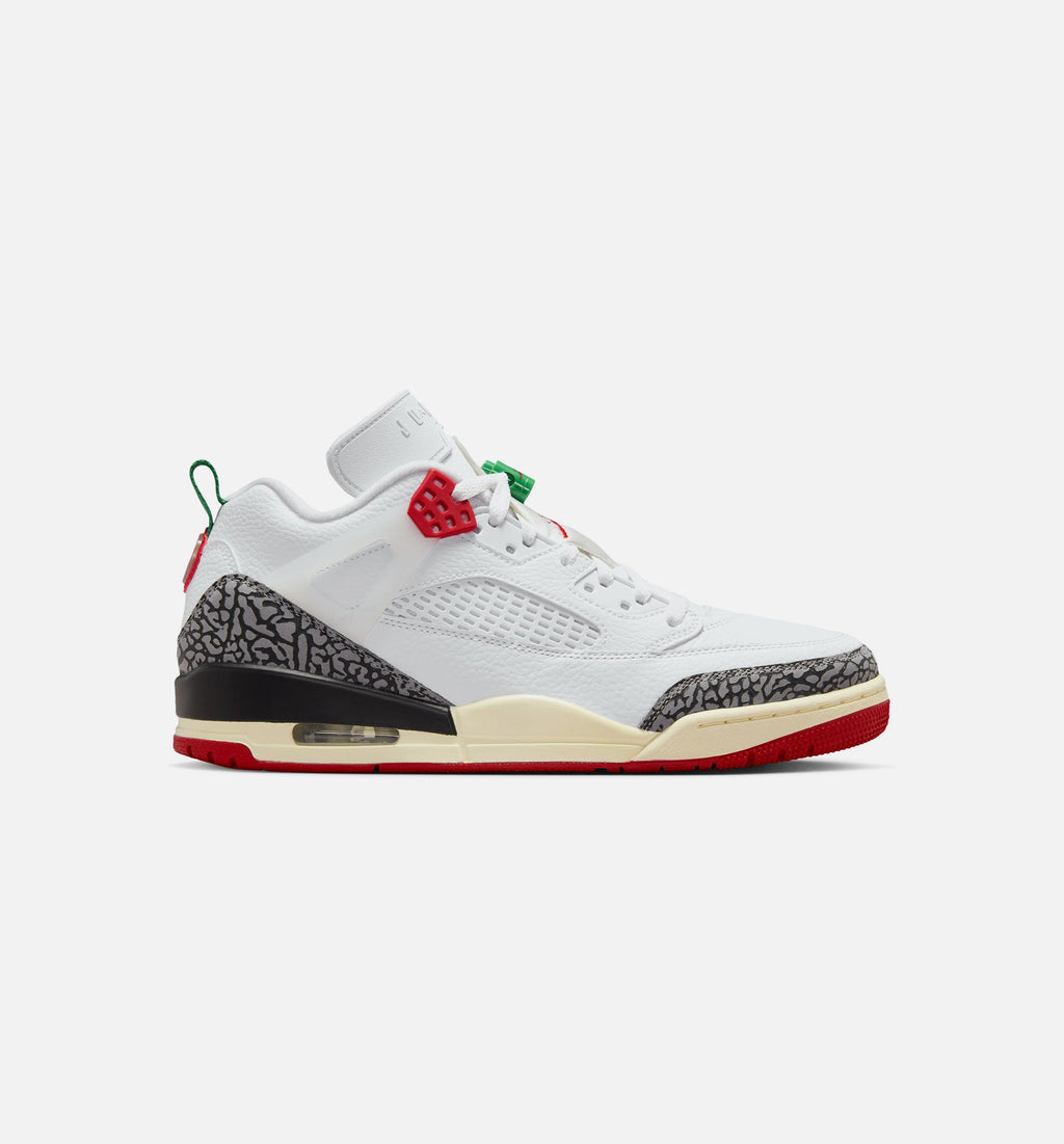 Spizike Low White & Black Men's Sneakers