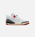 Spizike Low White & Black Men's Sneakers