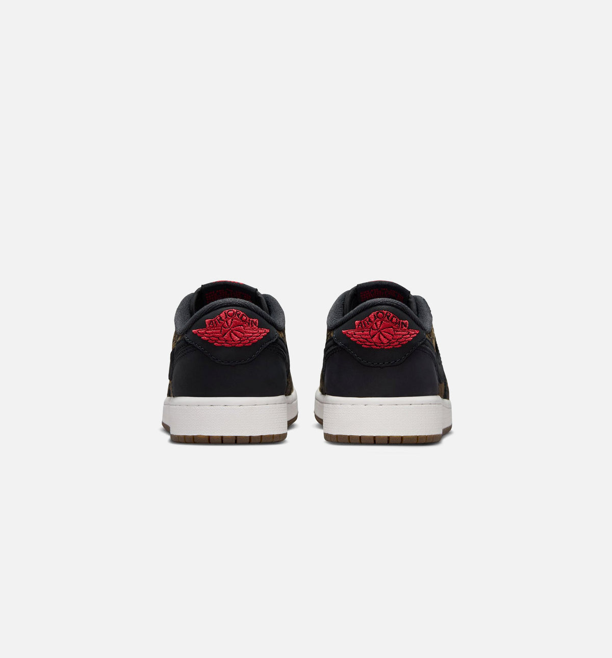 Air Jordan 1 Retro Low OG Laser Black & Varsity Red GS Sneakers