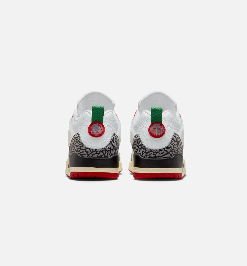 Spizike Low White & Black Men's Sneakers