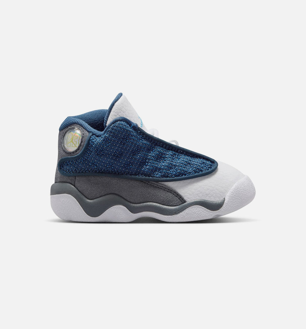 Air Jordan 13 Retro Navy & Flint Grey Infant & Toddler Sneakers
