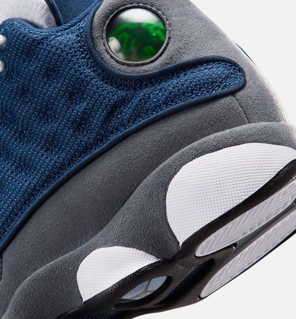Air Jordan 13 Retro Navy & Flint Grey Grade School Sneakers