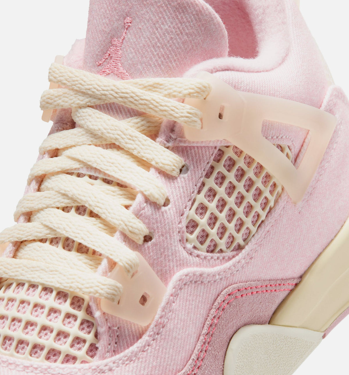 Air Jordan 4 Retro Pink Pearl & Iced Carmine Preschool Sneakers