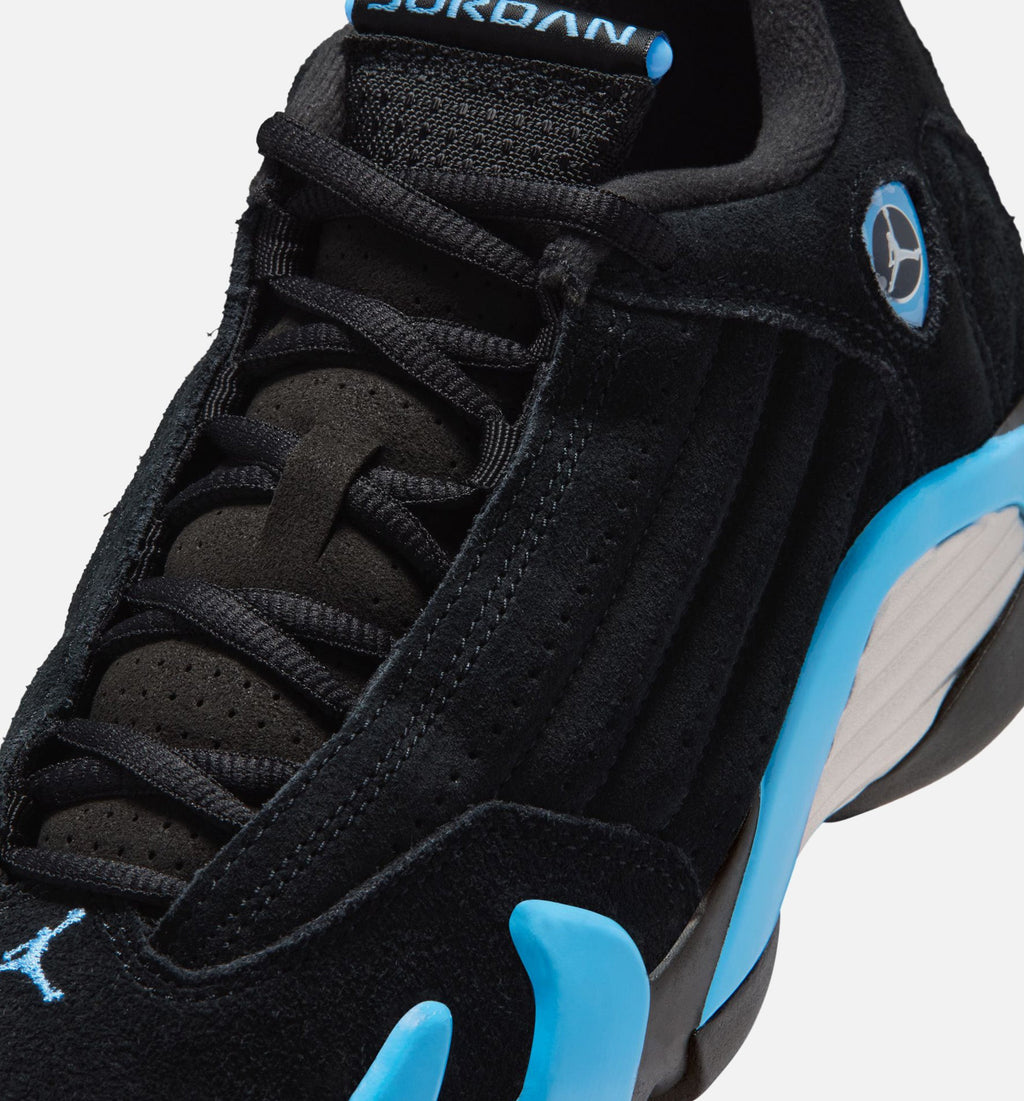 Air Jordan 14 Retro Black & University Blue Grade School Sneakers