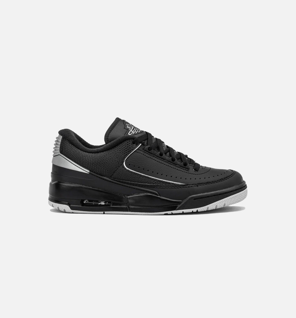 Air Jordan 23 Black & Metallic Silver Men's Sneakers