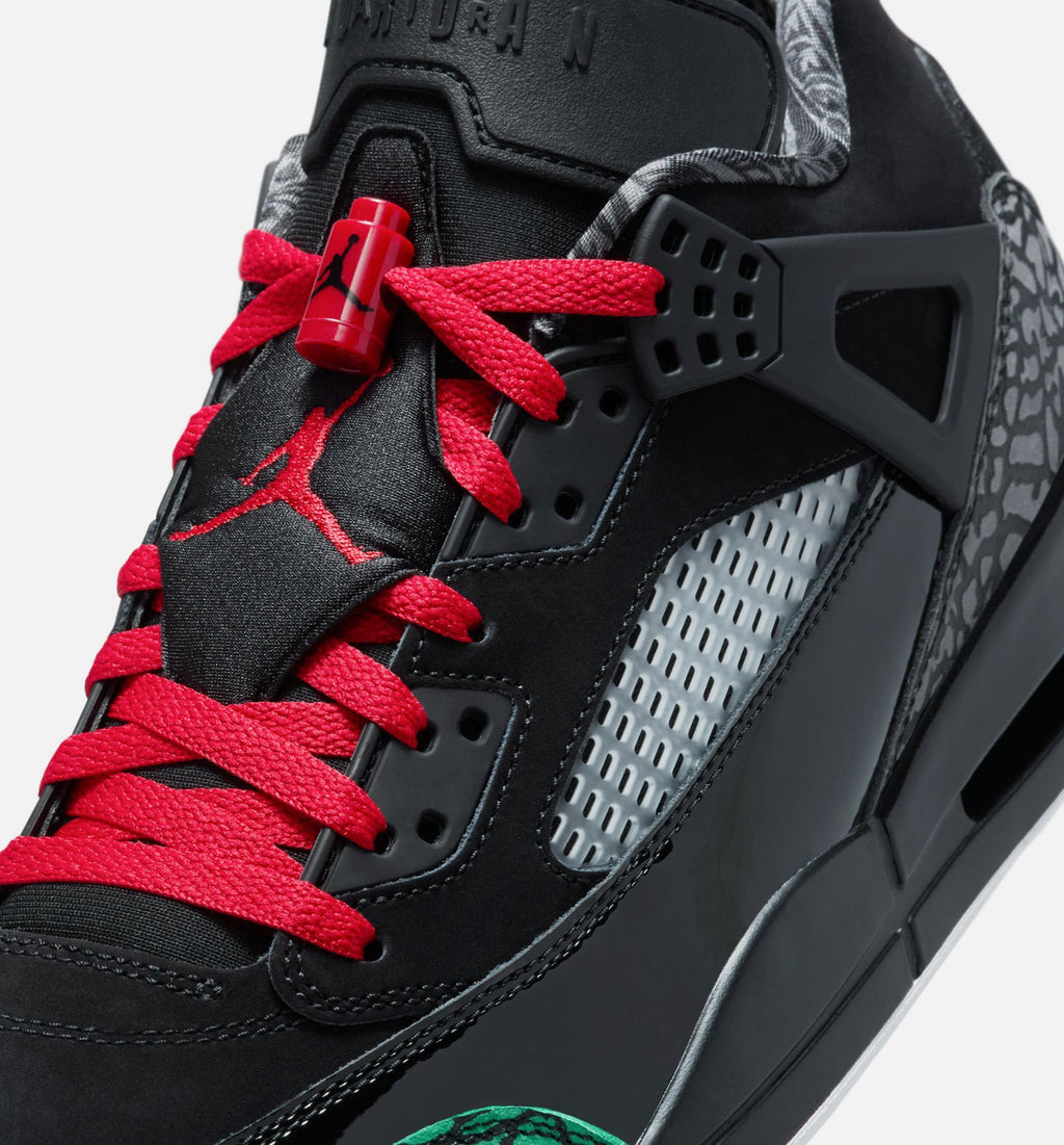 Spizike Low Black & Classic Green Men's Sneakers