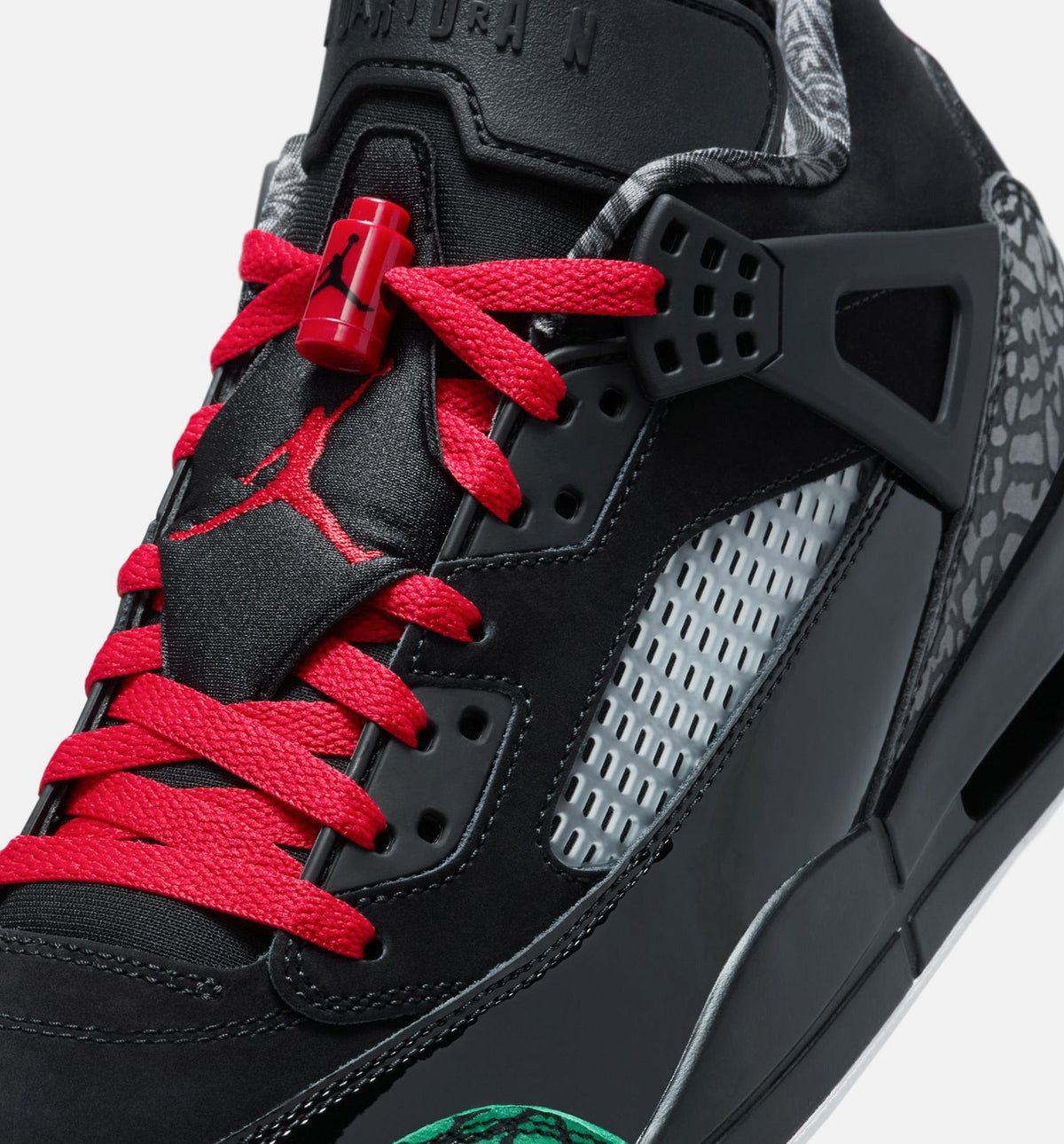 Spizike Low Black & Classic Green Men's Sneakers