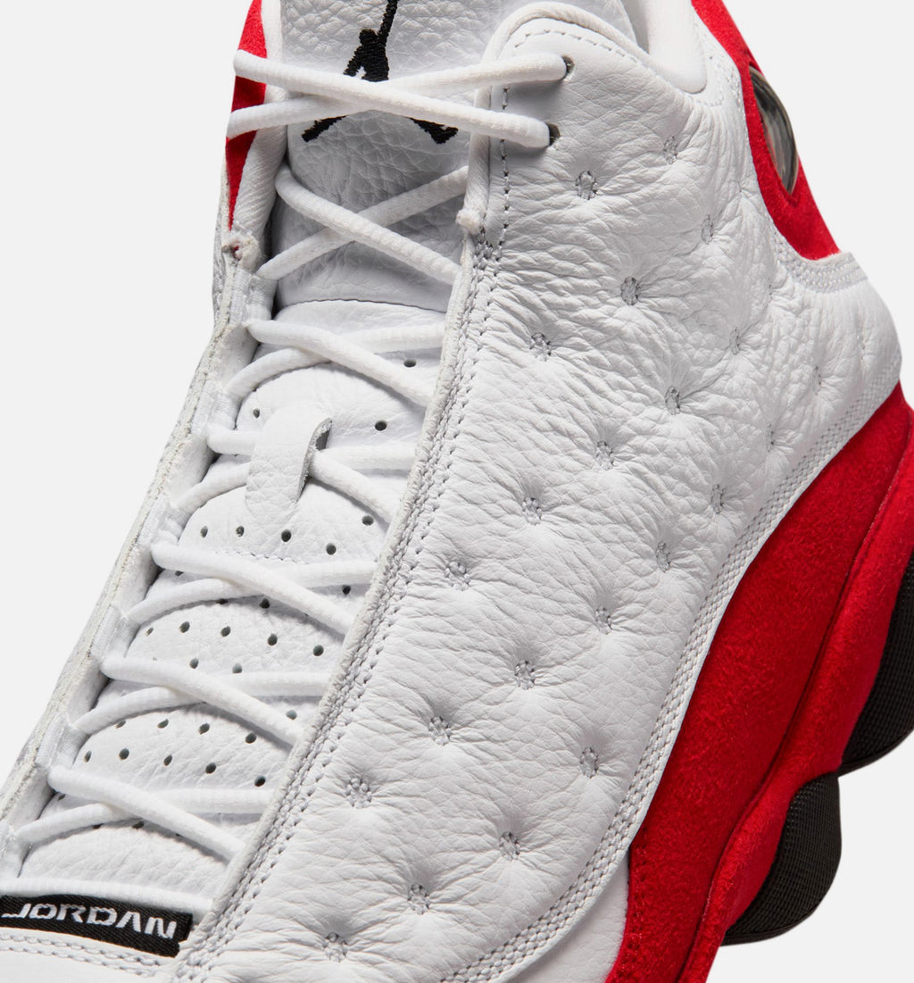 Air Jordan 13 Retro White & University Red Men's Sneakers